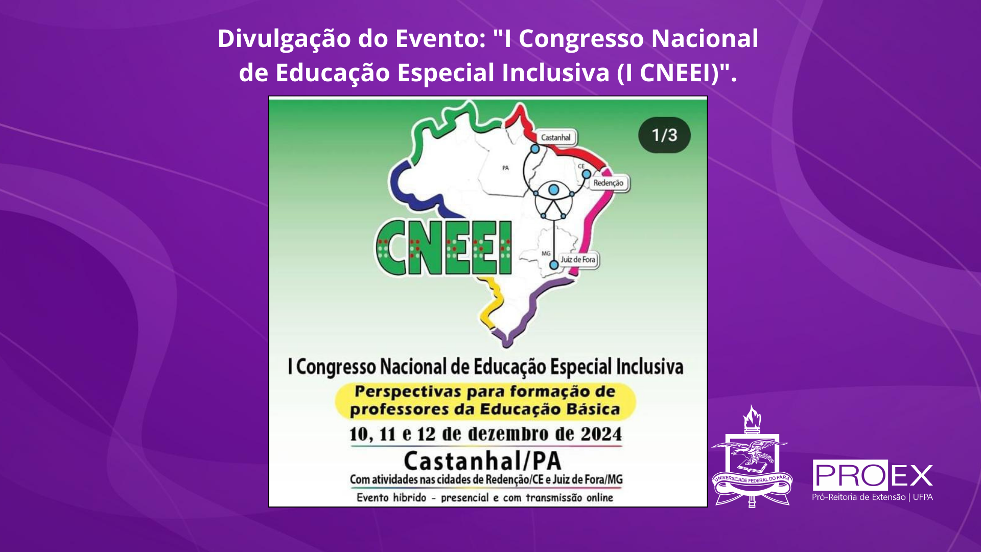 Divulgação do Evento: 