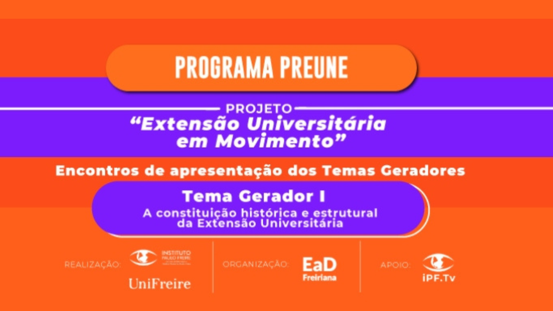 Projeto Extensão Universitária em Movimento.